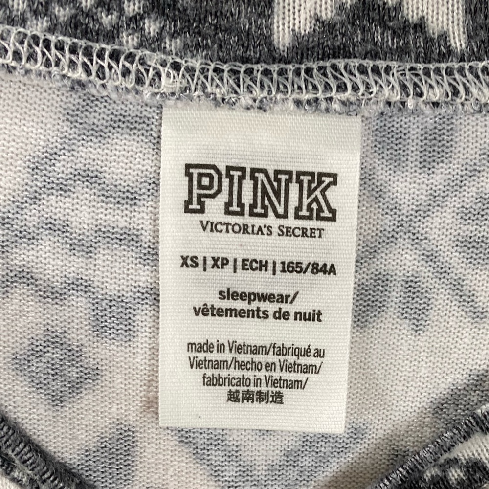 Victoria's Secret Pink Sleepwear long sleeve shirt size XS - Picture 5 of 6